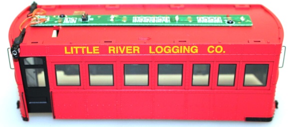 (image for) Trailer Shell - Little River Logging ( On30 Railbus & Trailer )